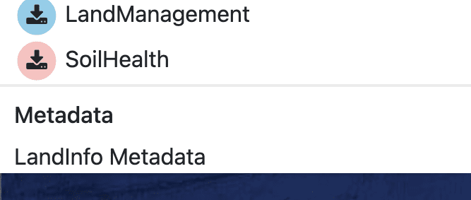LandInfo Metadata